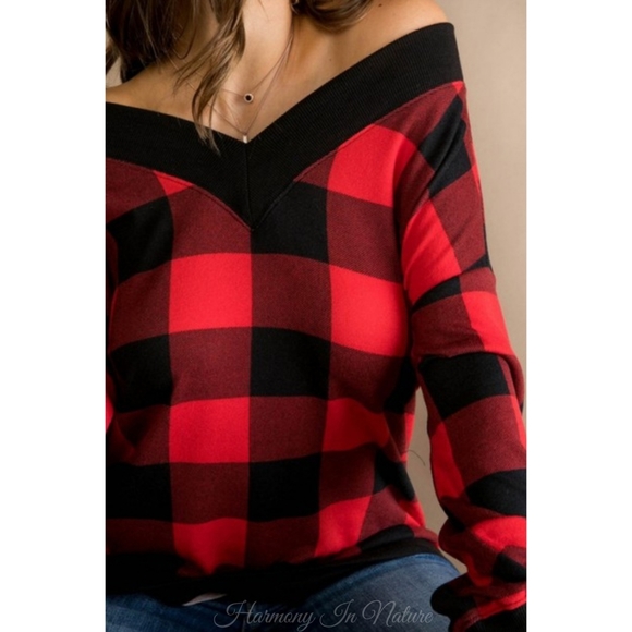 Buffalo Plaid Top - Picture 5 of 10